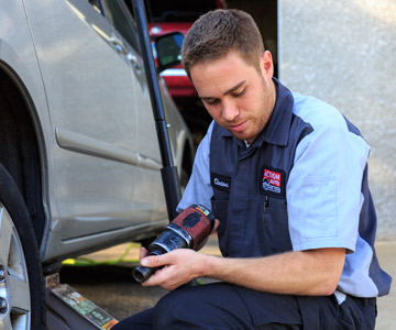 changing tire